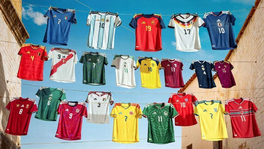 Furor por las camisetas del Mundial 2026: así lucen los diseños de las 48 selecciones