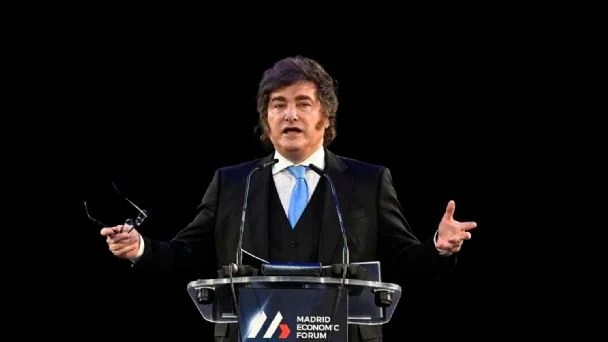 Milei vinculó los Diez Mandamientos con la prosperidad y defendió la propiedad&nbsp;privada