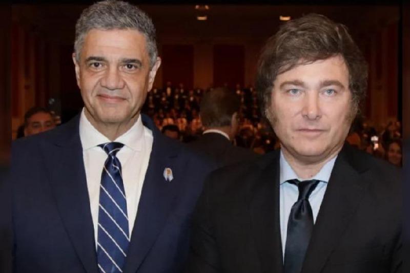 Milei y Jorge Macri participaron de la celebración por la Independencia de Estados Unidos